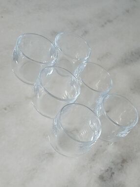 Clear Thick Glass Tea Cup 6